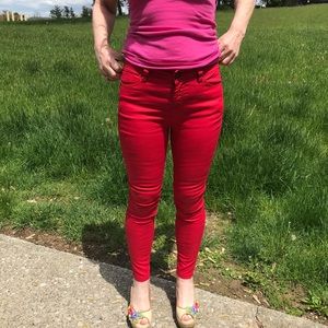 Red pants